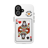 Lady King Playing Card Phone Case