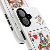 Lady King Playing Card Phone Case
