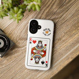 Lady King Playing Card Phone Case