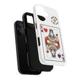 Lady King Playing Card Phone Case